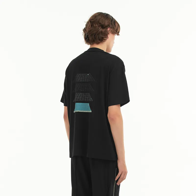 C2H4 T-Shirts Men Black-5