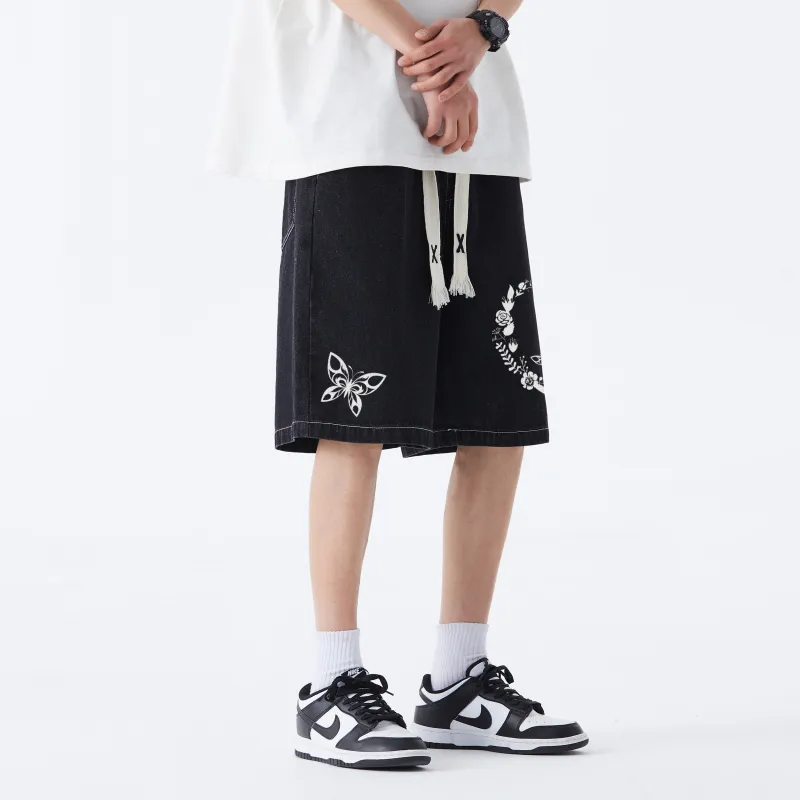 SEANBYSEAN Denim Shorts Unisex-4