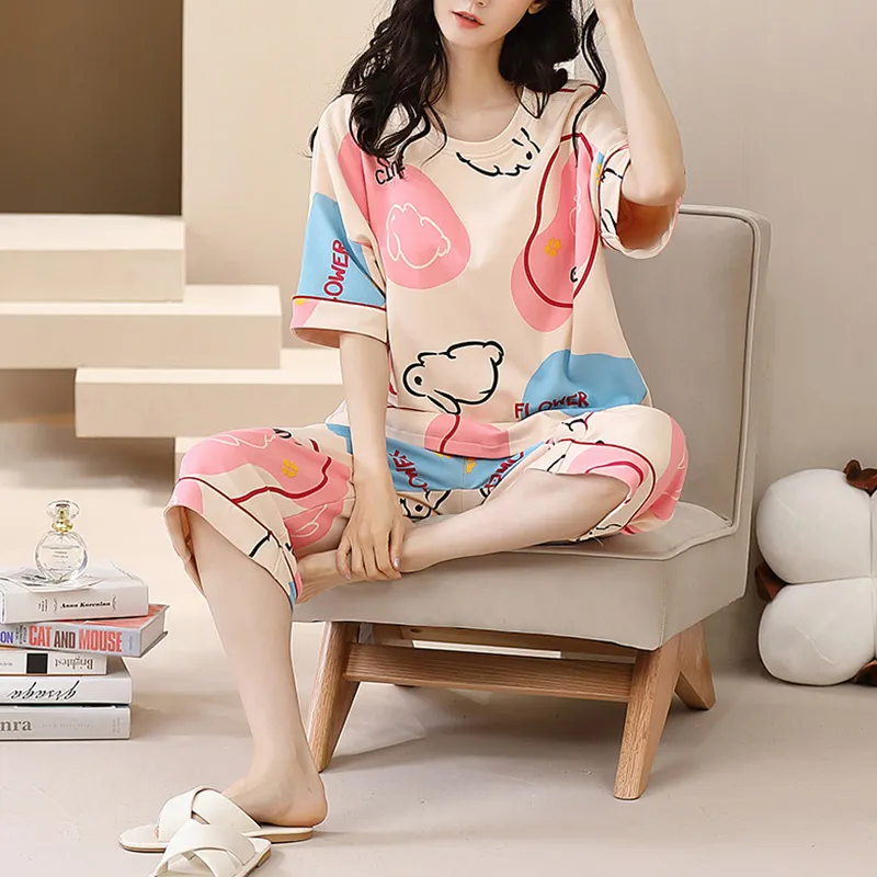 Xiang Ning Pai Women's Pajama Sets-4