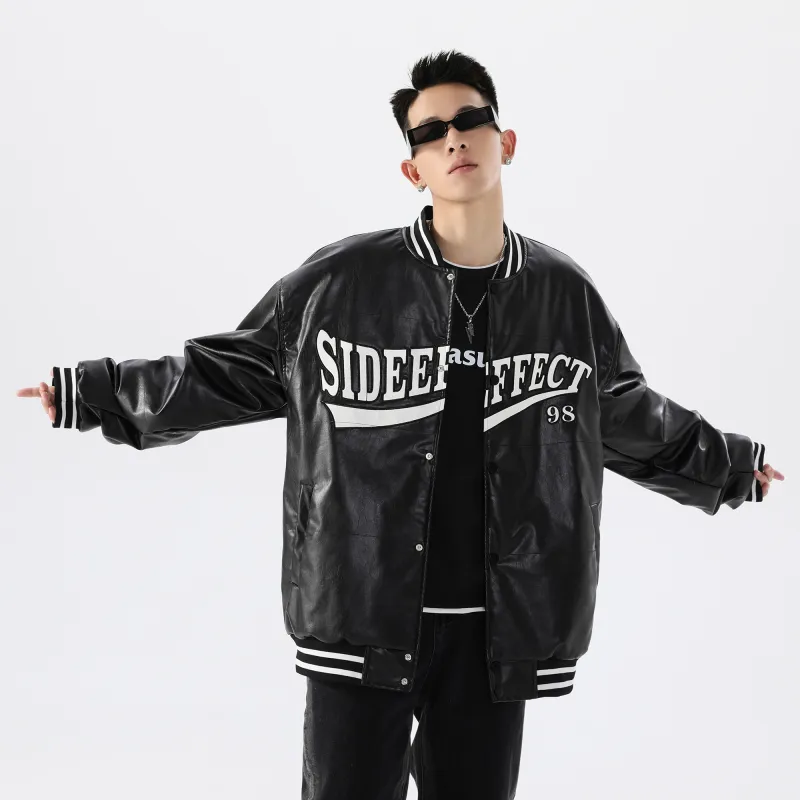 SIDEEFFECT Baseball Jacket Coat Unisex-5
