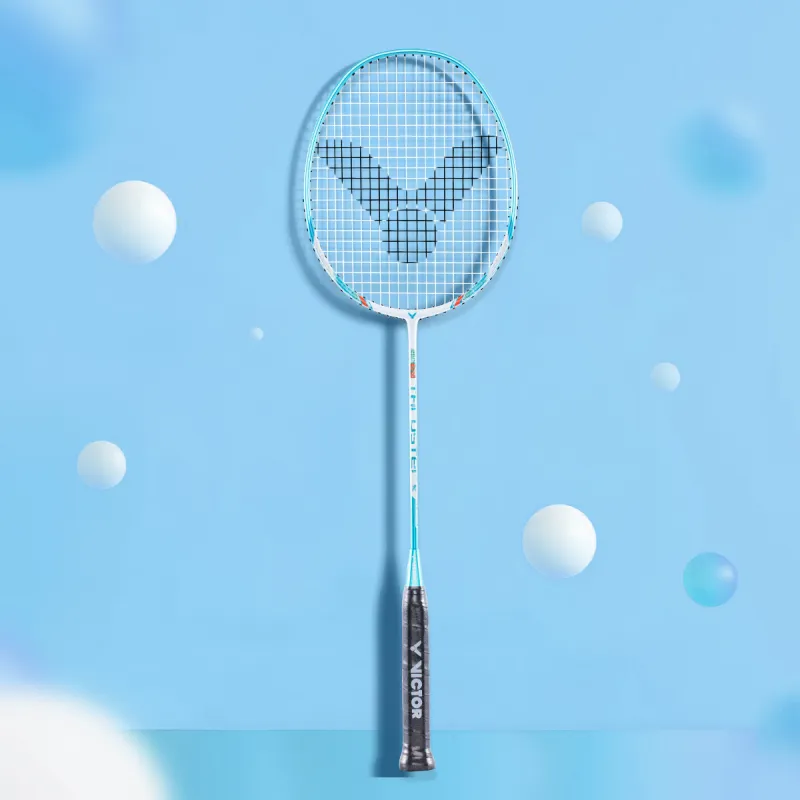 VICTOR Raid Collection TK 280 Badminton Rackets Offensive Hard Head Entry Level Unisex Single Grip Ocean Green-4