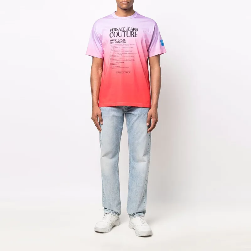 VERSACE JEANS COUTURE SS22 T Shirt Men's Purple-2