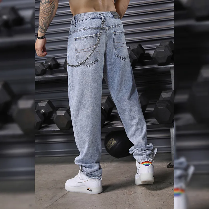 BLUESFLY Straight Jeans Men's Light Blue-3