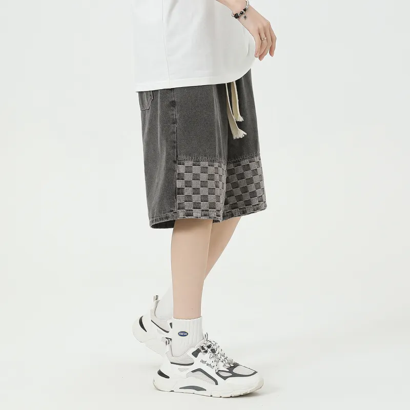 FAIRWHALE Denim Shorts Unisex-19