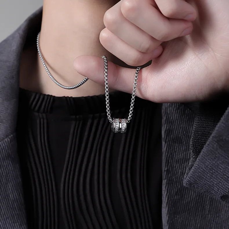 MAGICPOLE S925 Silver Necklaces Unisex Silver-5
