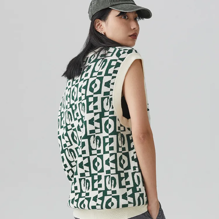 Vision Street Wear Vest Unisex Green-3
