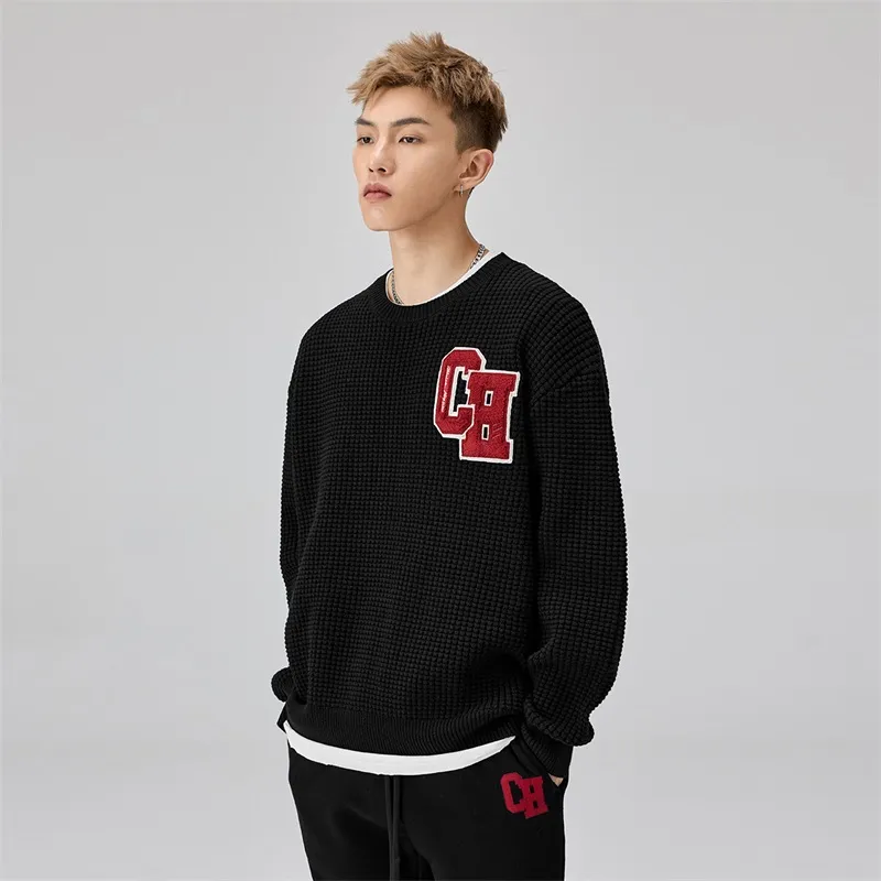 CHINISM Classic Badge Sweaters Unisex-10