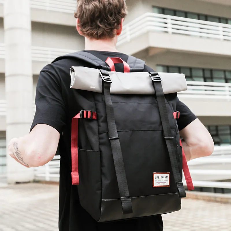 RIOREX Polyamide Backpack Regular Men's Black-5