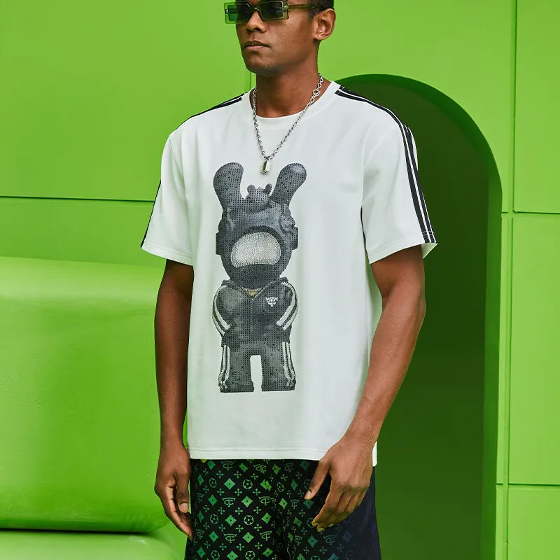 TCH T Shirt Unisex White With Black Logo-2