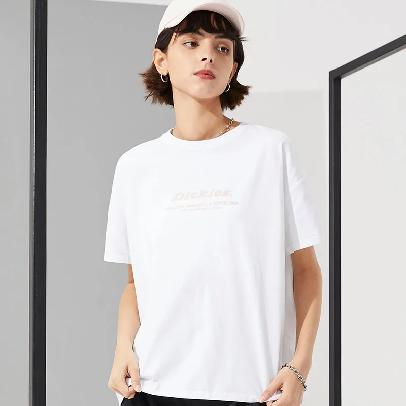Dickies Straight T Shirt Unisex White-3