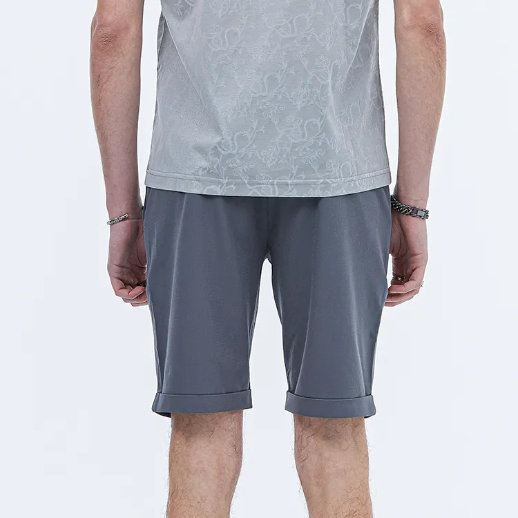DAVID NAMAN Casual Shorts Men Gray-6