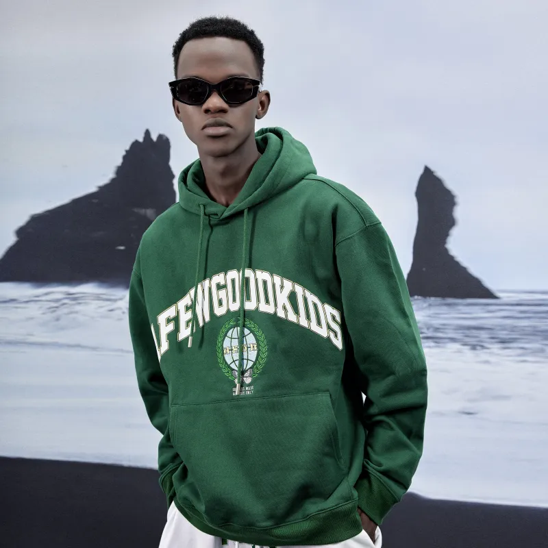 AFGK FW22 Hooded Loose Fit Sweatshirt Spring And Autumn Unisex-2