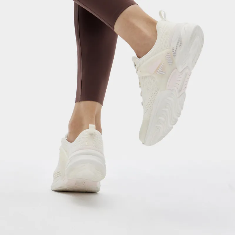 FILA Mind 5 Slip Resistant Breathable Low Top Training Shoes Women's Tofu White-8