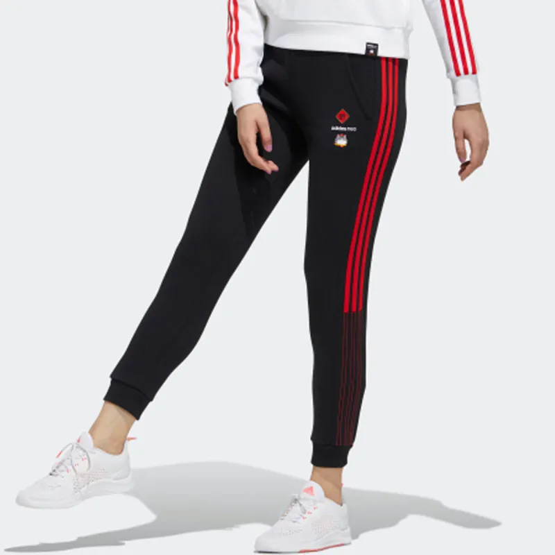 My King Mansleep X Adidas Neo Knitted Sweatpants Women's Black-1