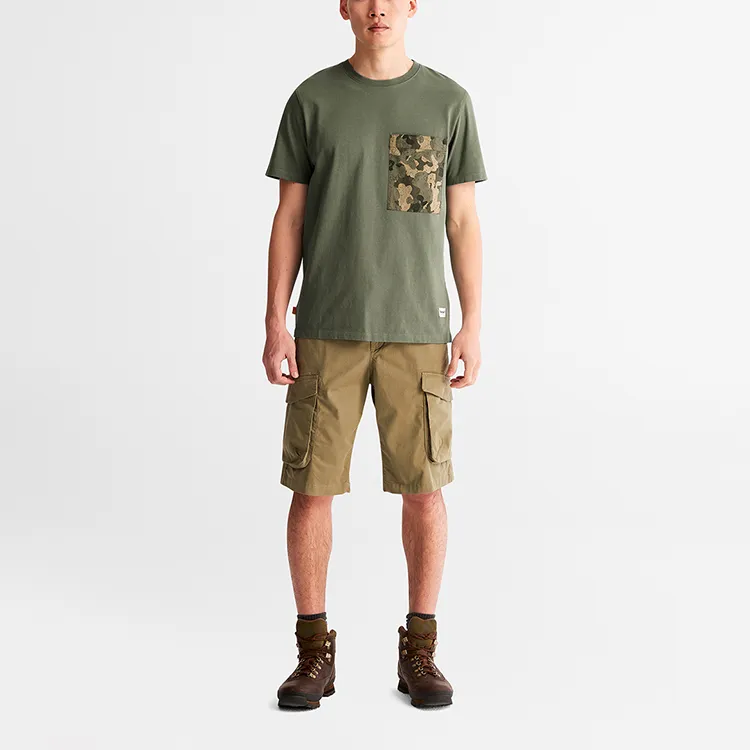 Timberland T Shirt Men's Army Green-2