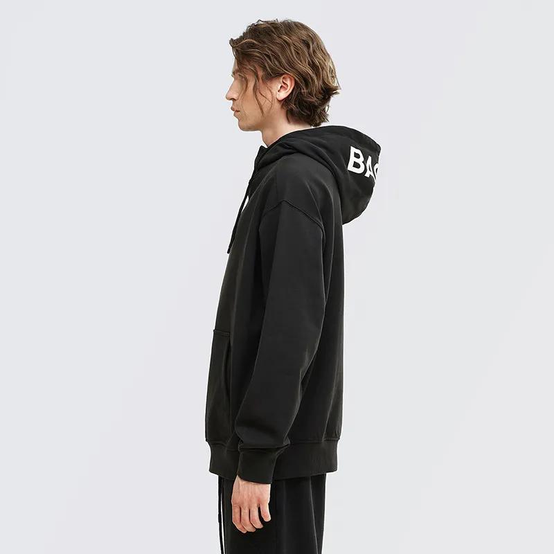 BAGGL Lapel Loose Fit Sweatshirt Unisex-3