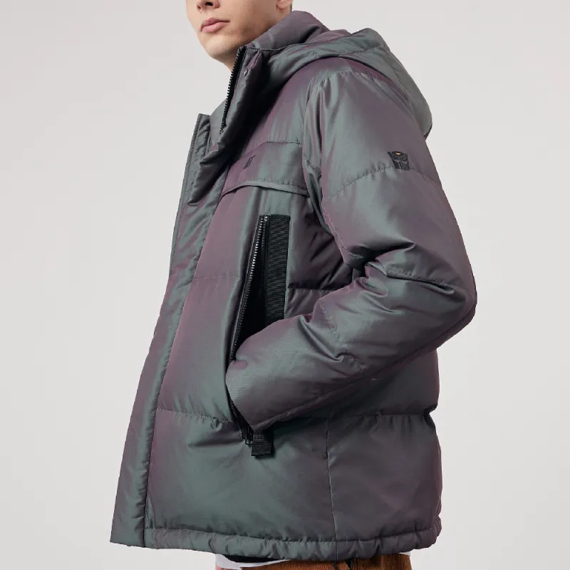 CAT x Transformers FW22 Cartoon Letter Solid Color Hooded Loose Fit Thickened Down Jacket Unisex-8