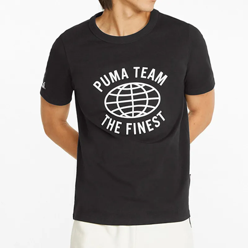 PUMA T Shirts Men Black-2