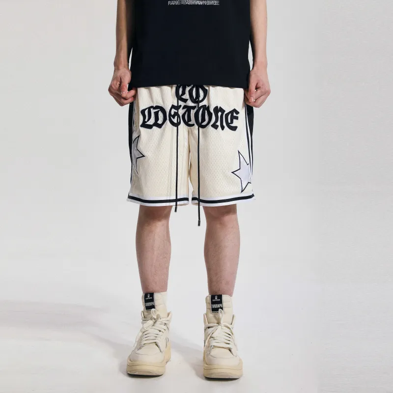 COLDSTONE Casual Shorts Unisex Ecru-2