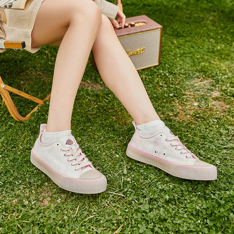 Dickies Low Top Canvas Shoes Women's Pink-6