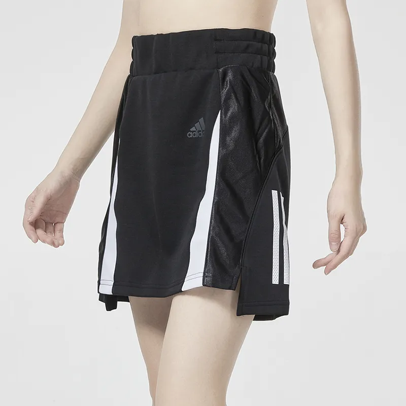 Adidas Casual Short Skirts Women's Black-3