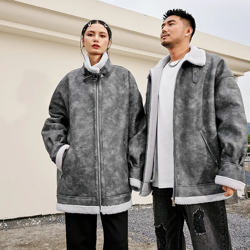 N MAX Jackets Unisex Gray-2