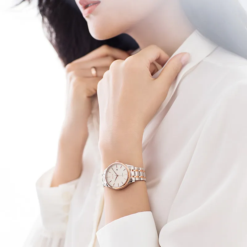 Fiyta Classic Collection Automatic Mechanical Movement Watch Unisex White Dial-3