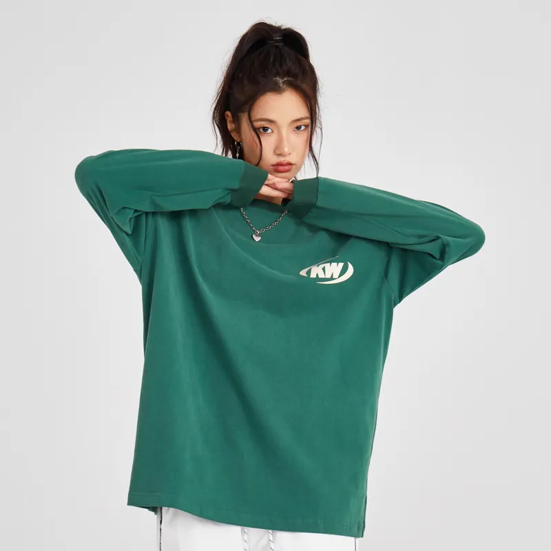 KILLWINNER Straight Long Sleeved T Shirt Unisex-19