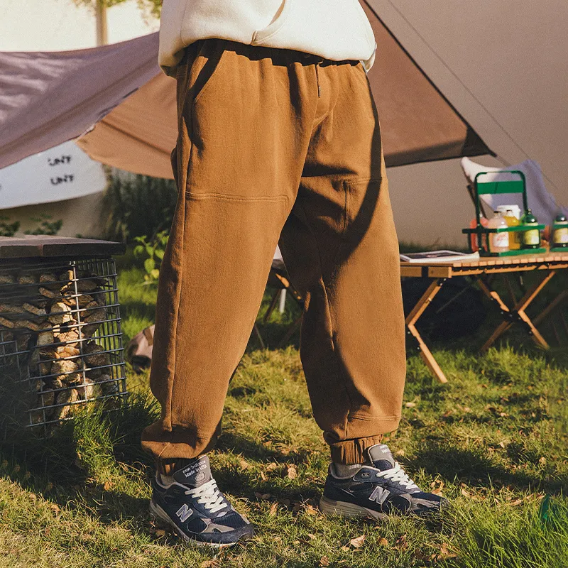 WAYNEXZAVIER Cargo Pants Thickened And Fleece Lined Casual Pants Men's-2
