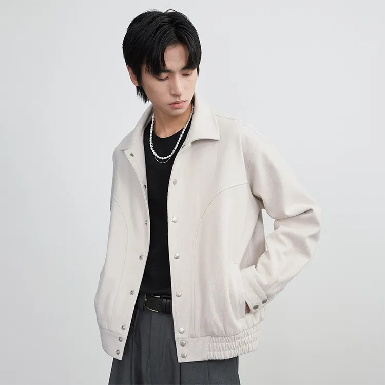 DIMC Loose Fit Jacket Unisex Beige-2