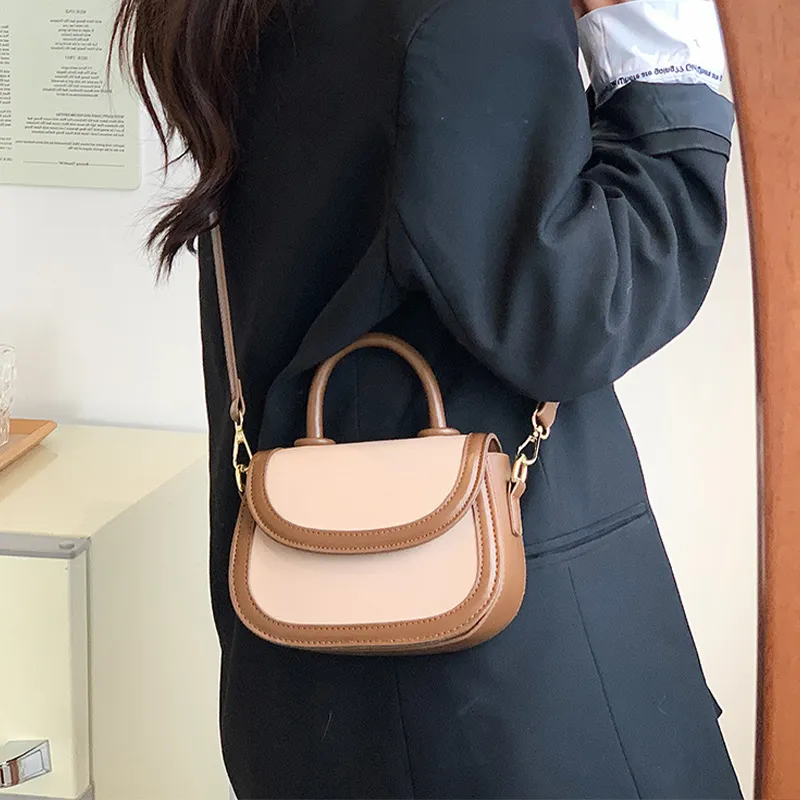 JANE KLAIN PU Saddle Bag Shoulder Bag Crossbody Bag Handbag Small Size Women's White/Yellow/Green/Khaki-2
