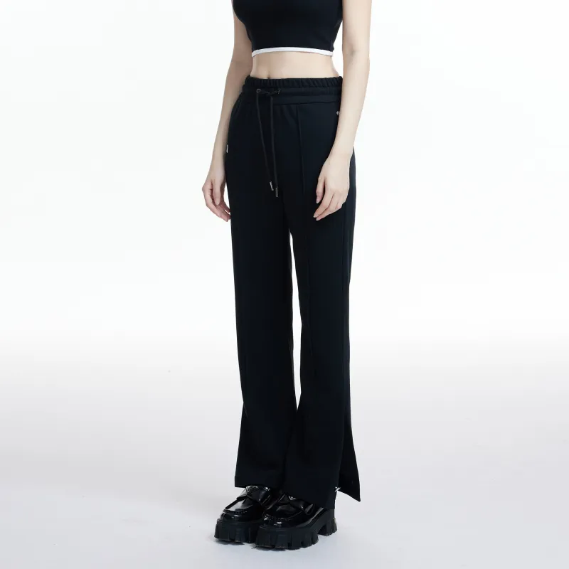 LIUREGALI Casual Pants Women's Black-5