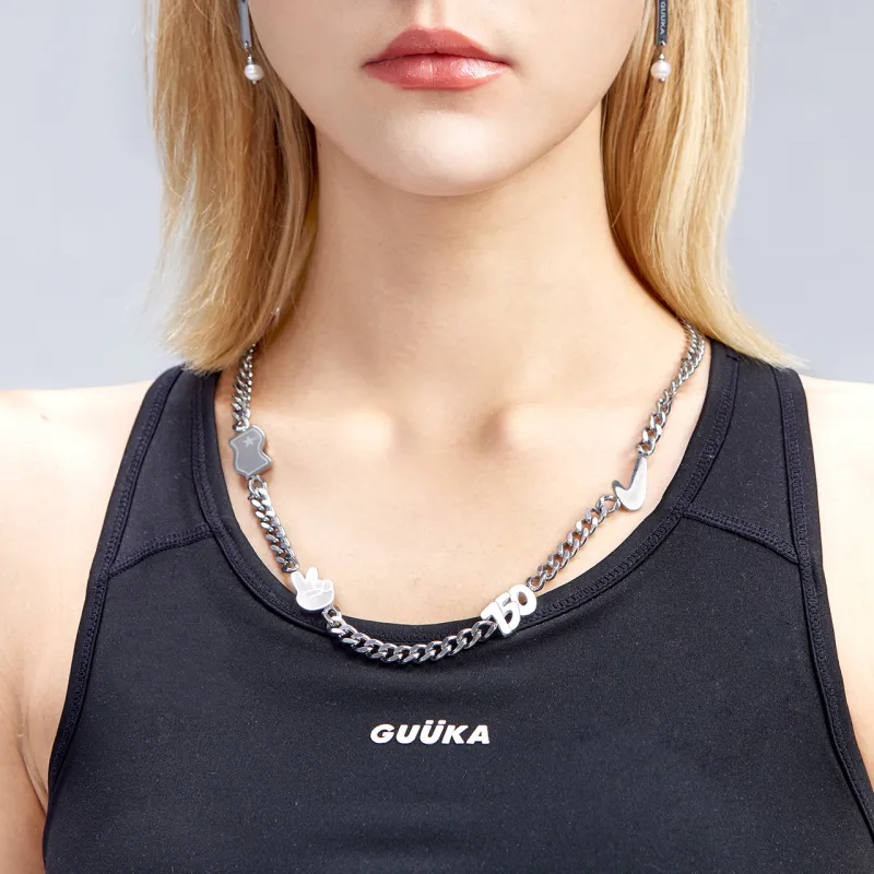 Guuka Necklaces Unisex Silver-3