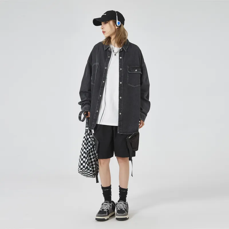 FAIRWHALE Denim Jackets Unisex-9