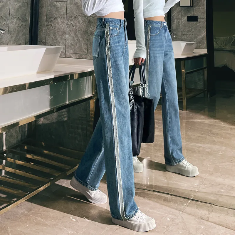 MITUAN Jeans Women's Vintage Blue-4