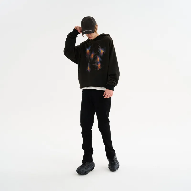 HARSH AND CRUEL Sweatshirts Unisex Washed Black-2