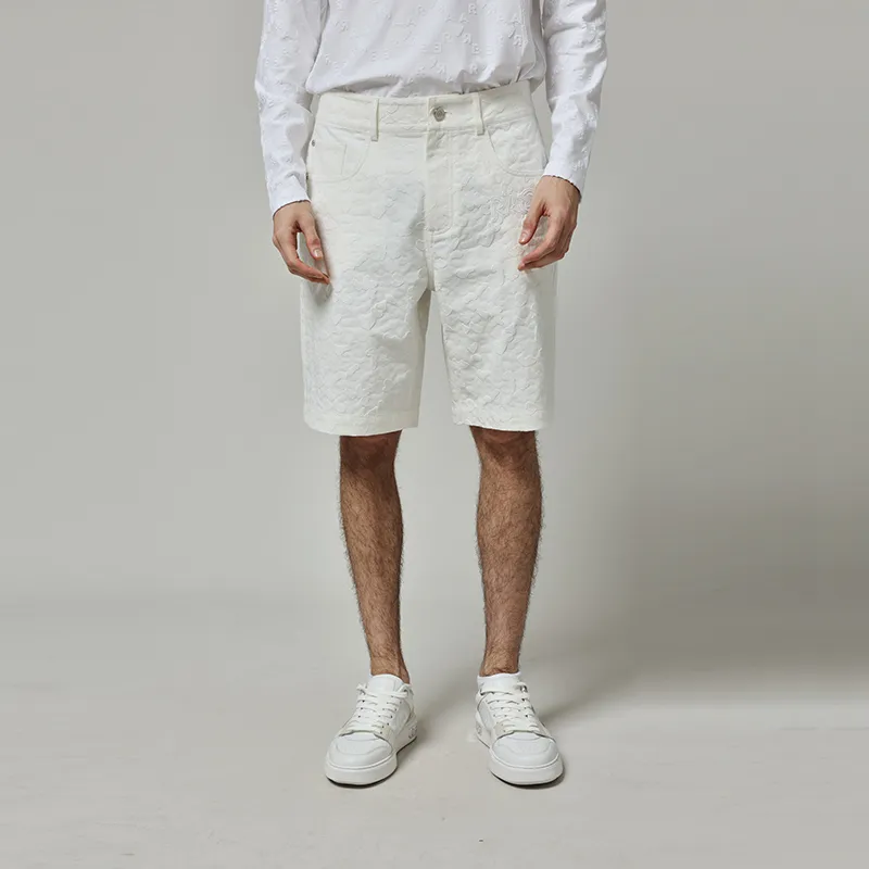 RARE Casual Shorts Men White-3