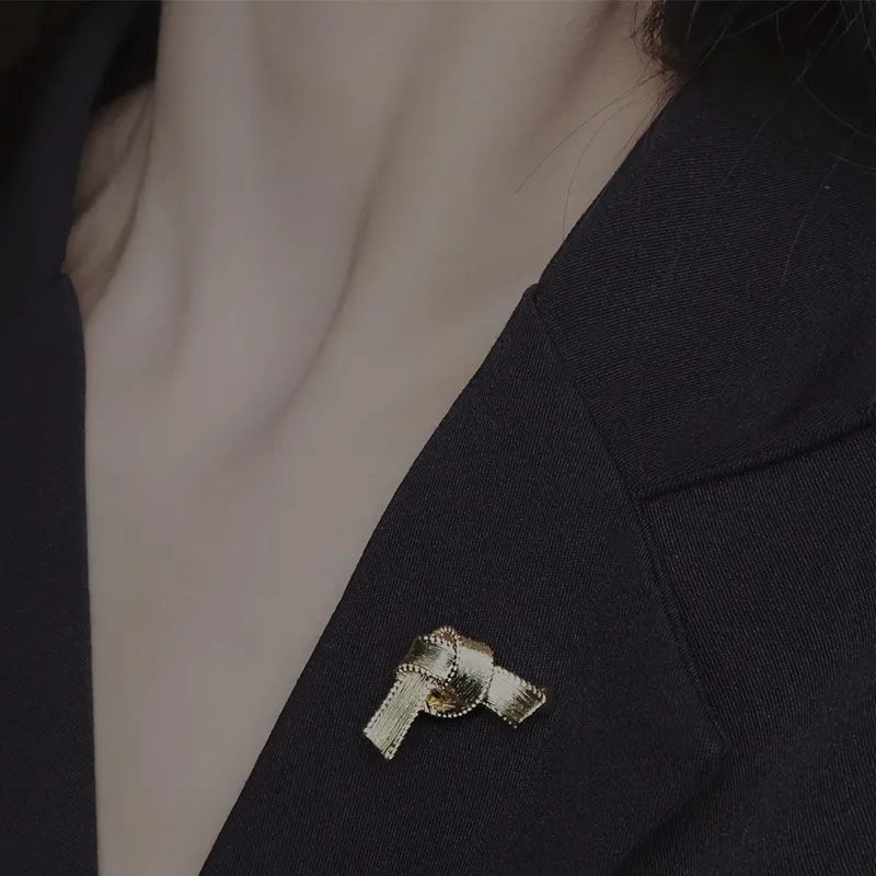 Rareme Brooches Women's Gold-2