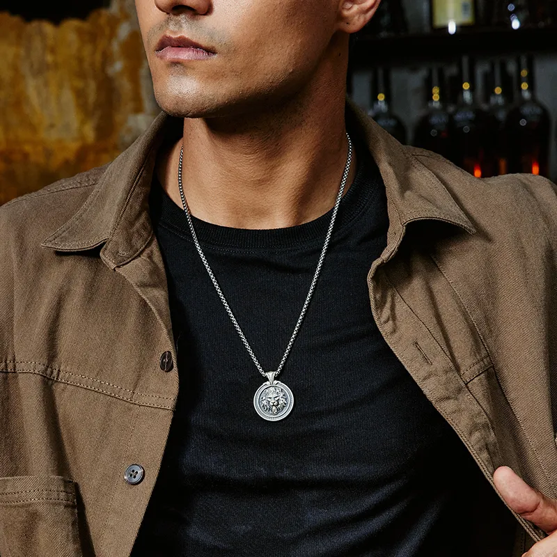 IDEAGEMER Necklaces Men-3