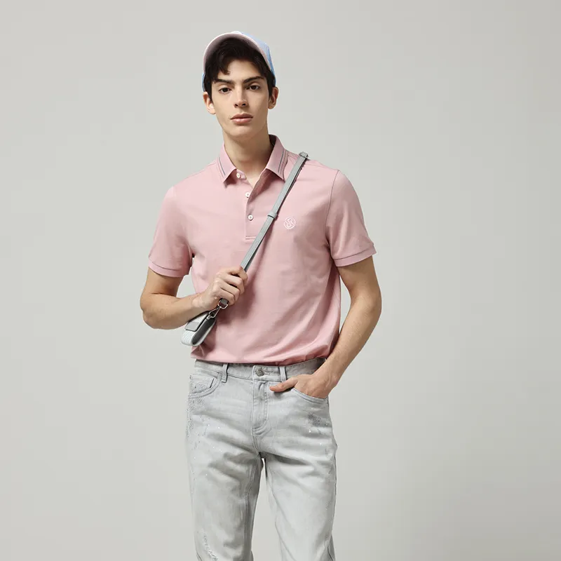 RARE T Shirts Men Pink-2