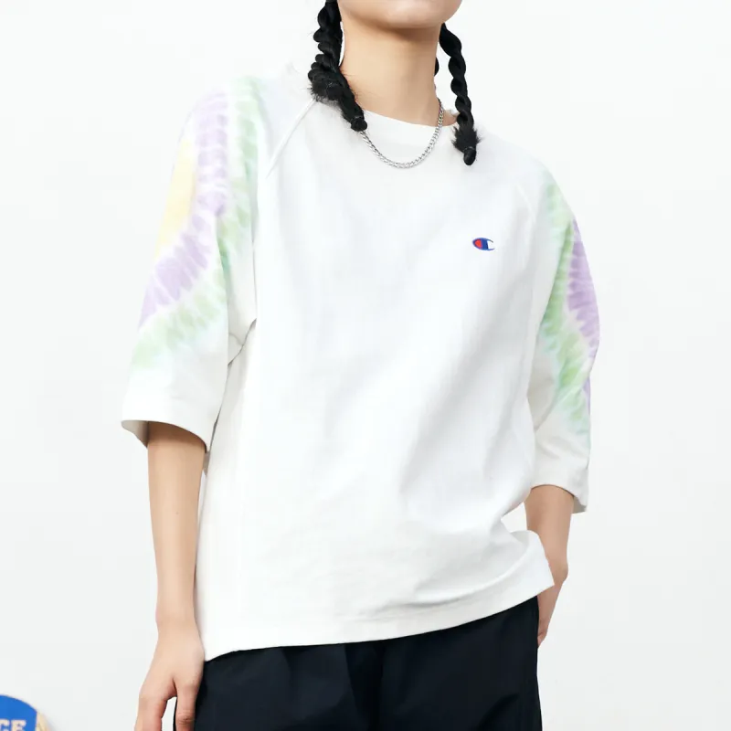 Champion SS22 Raglan Sleeve T Shirt Women's Japan Version-4