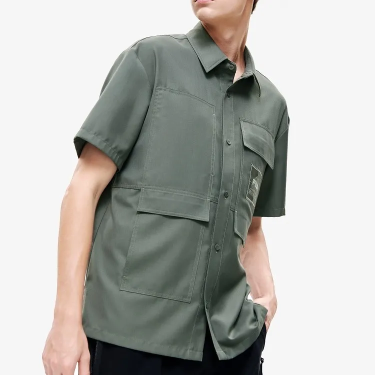 FILA Shirts Men Jin Stone Green-3