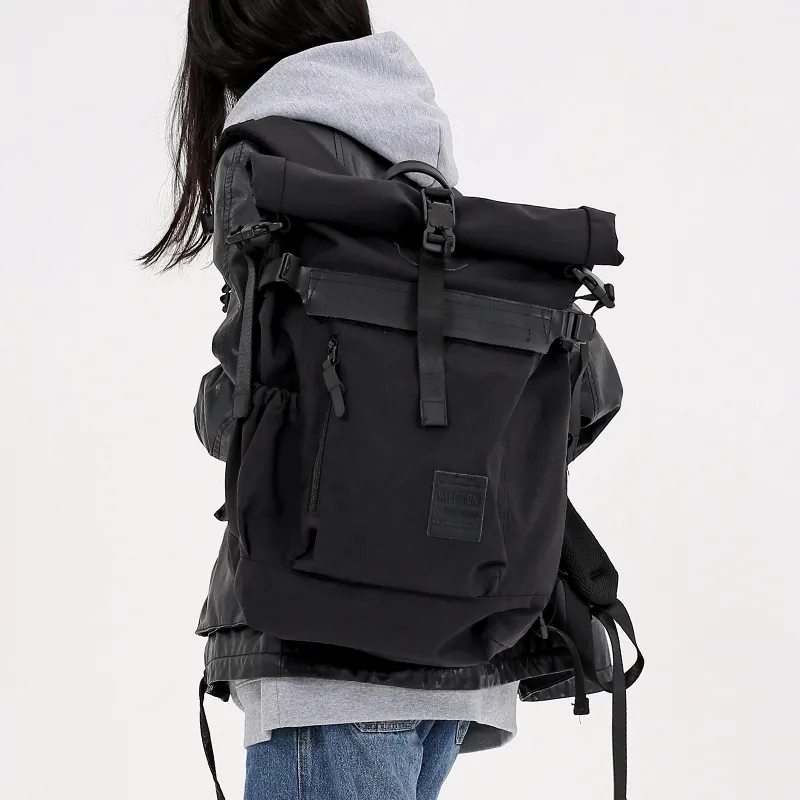 MYEDITION Laptop Bag, Shoulder Bag, Crossbody Bag, Backpack Water Repellent Fabric Black Unisex-7