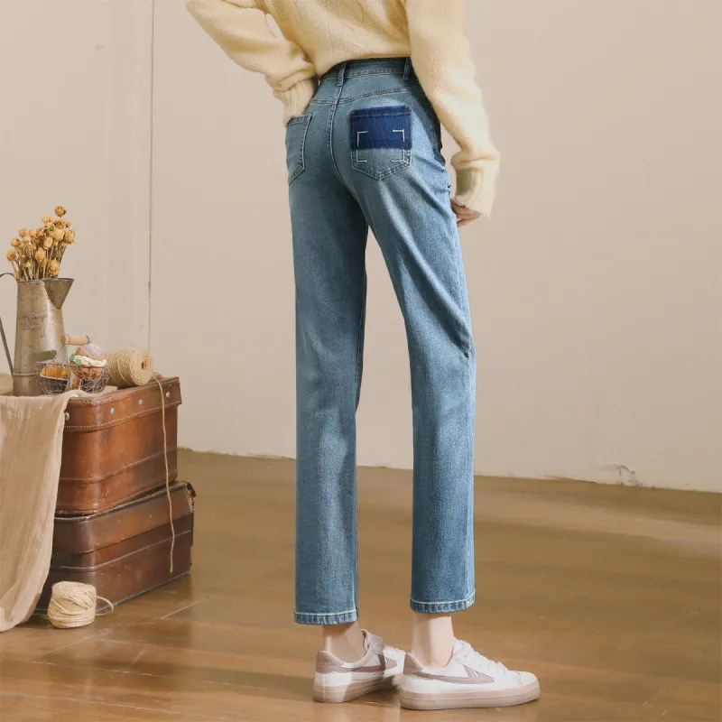 MITUAN Jeans Women's Vintage Blue-2