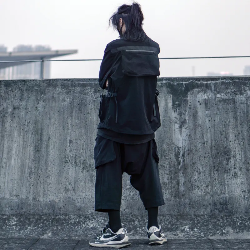 VIP Loose Fit Jacket Unisex Black-4