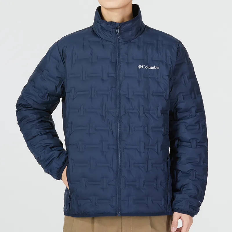 Columbia Abrasion Resistant Thermal Windbreaker Jacket Men's Navy Blue-8