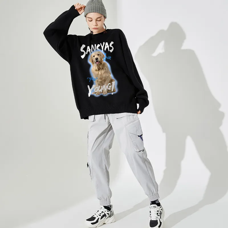 SANSYAS Sweaters Unisex-17