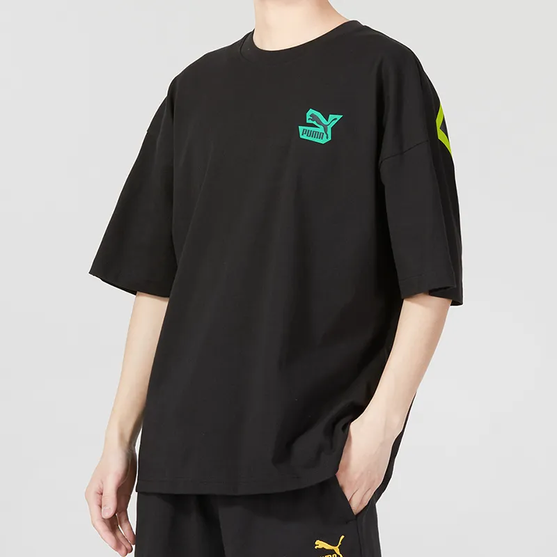 PUMA CLASSICS T Shirts Men Black-3