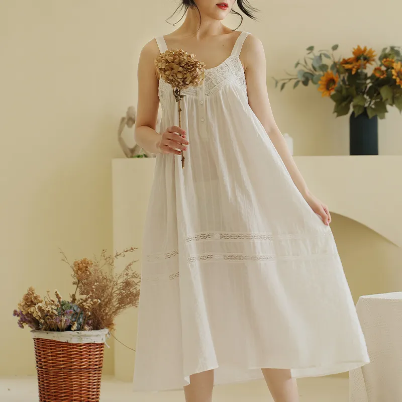 MCZI Cotton Summer Women's 1 Pack Home Dresses-2