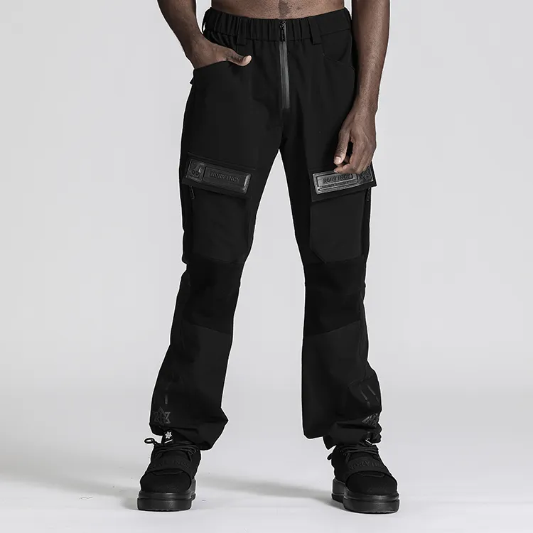 NORVINCY Western Outdoor Trendy Multicolor Cargo Pants Unisex-2